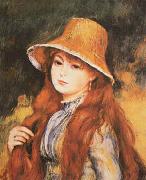 Pierre Renoir, Girl and Golden Hat